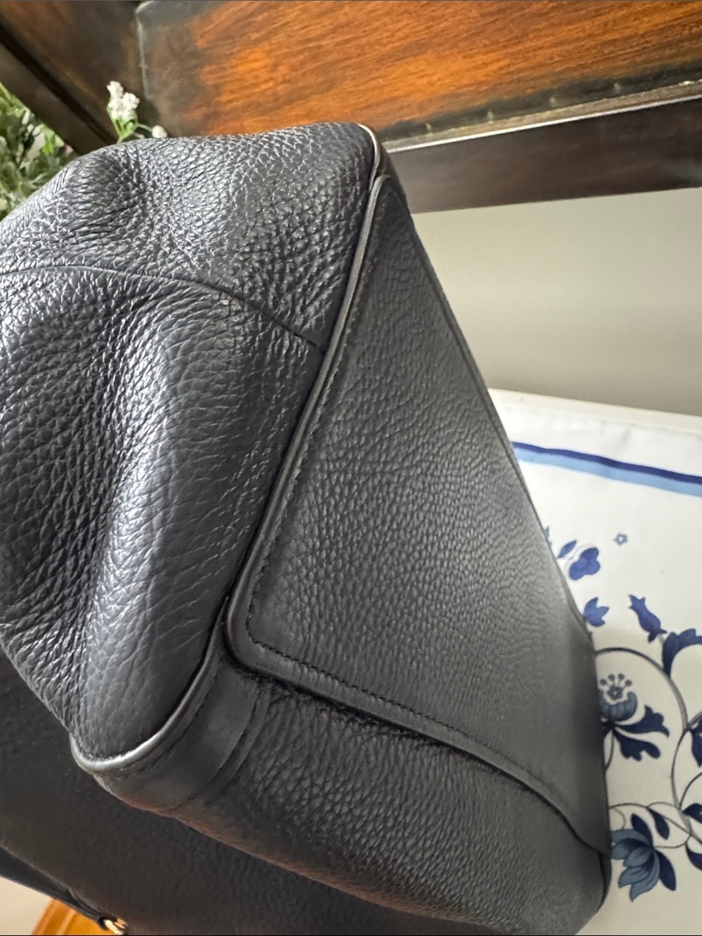 Coach Kristy Pebbled Leather Shoulder Bag with Gold Hardware & Ombre Coach Pouch - Picture 12 of 16